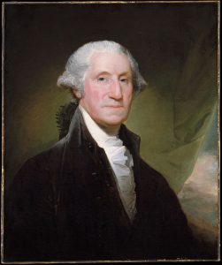 A portrait of George Washington