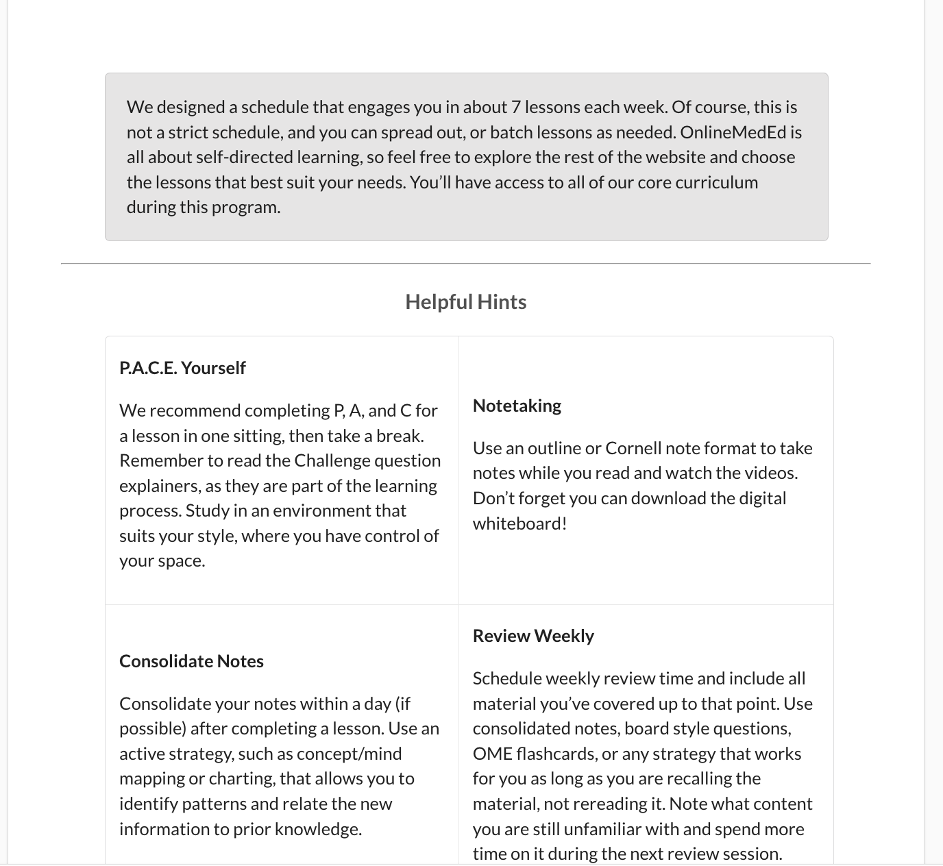 Rotation Roadmap - Overview Rotation Roadmap - Overview